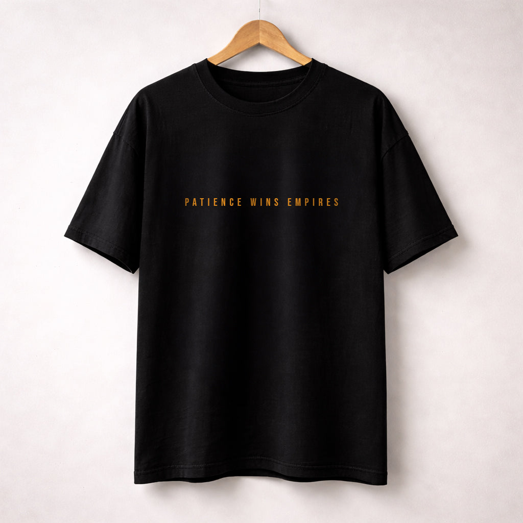 Shivaji Maharaj Swarajya Oversized Printed T-Shirt – Black